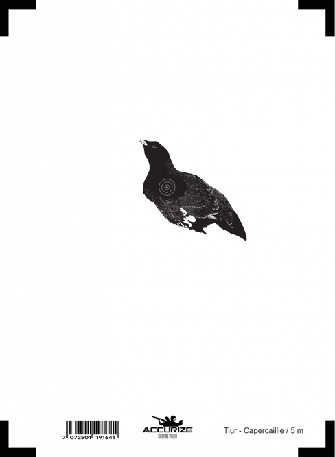 Hovedbilde Front target Capercaillie /5 m